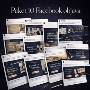 Paket 10 Facebook objava