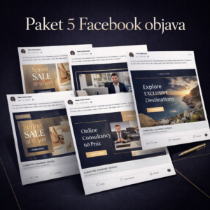 Paket 5 Facebook objava